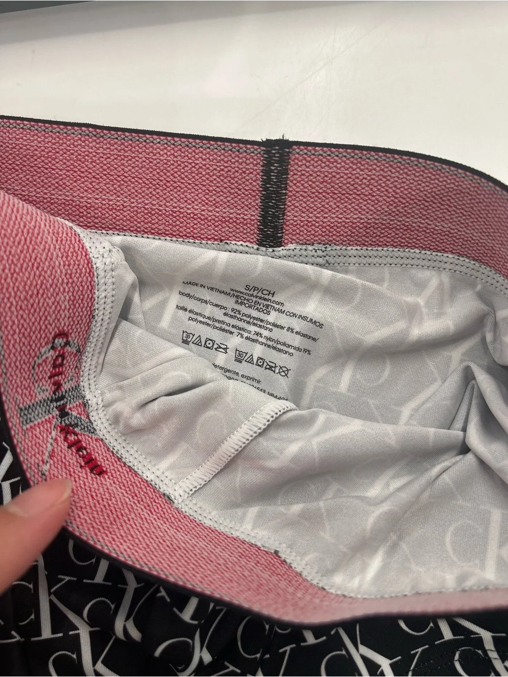 Calvin Klein Microfiber low rise  Trunk - graphic monogram stretch